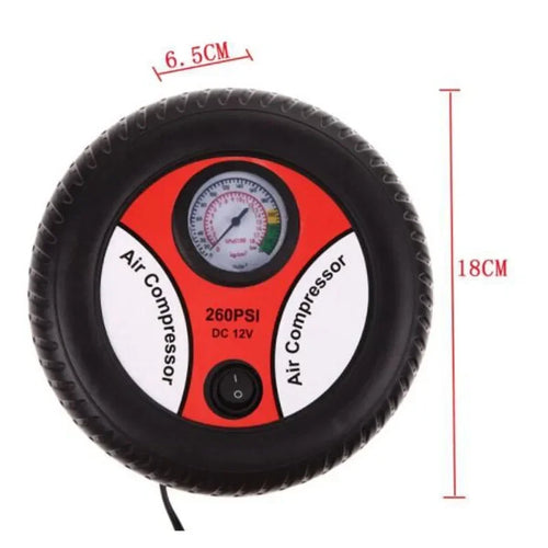 Portable12V Tire Inflator Air Compressor  Car Tire Inflator Tire Pressure Gauge For Car Tires Bicycle Air Compressor Accessories Reference 2